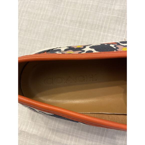 Coach Cameron Women’s White Print Slip On Slides Size 6.5 EUC - Picture 8 of 9